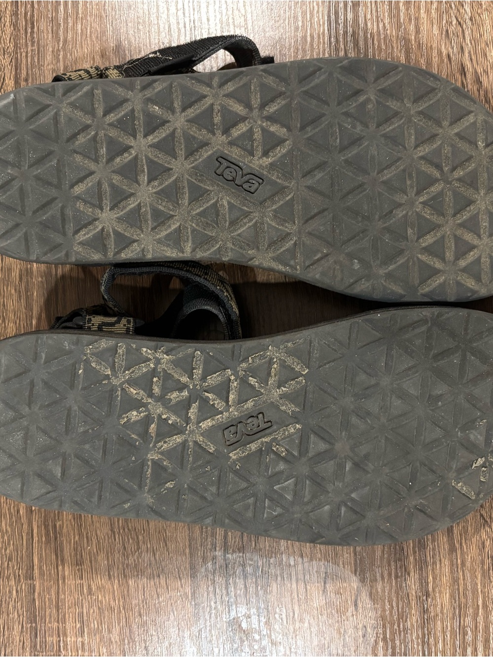 Teva Sandals in Black and Olive - Picture 2 of 2